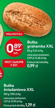 Bułka grahamka XXL